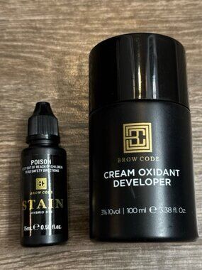 Brow Code Hybrid Dye Perfecto Brown w Developer Kit New